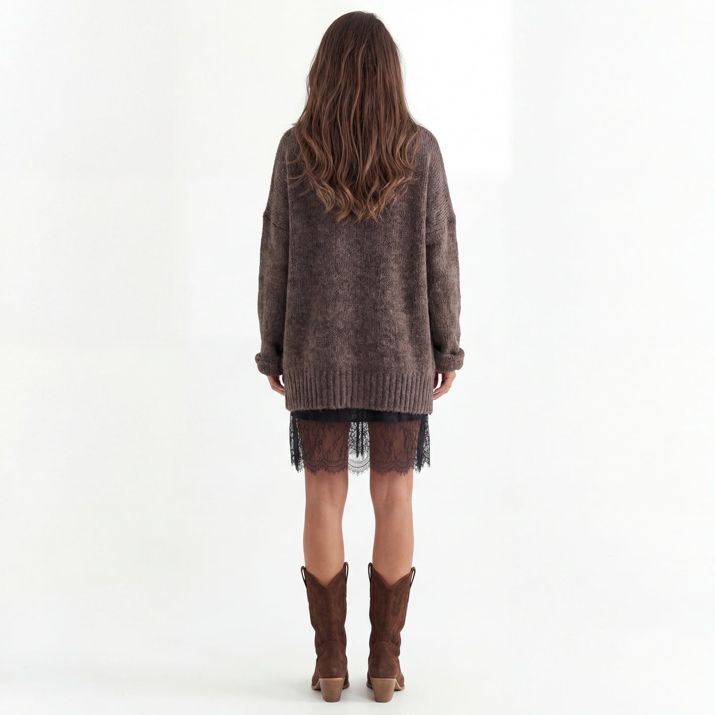 Organic Merino Wool Blend Turtleneck